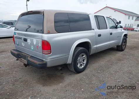 2002 Dodge Dakota Sport from USA, damaged, VIN 1B7HL38X92S719266